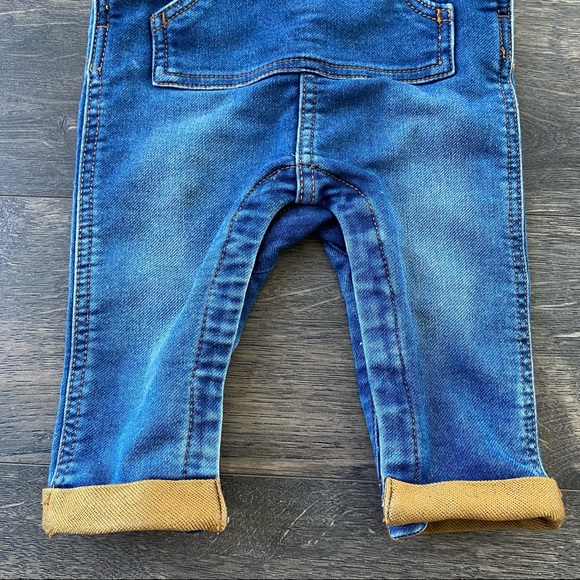 Joe Fresh Overalls 6-12 month Baby Jeans - Picture 2 of 6